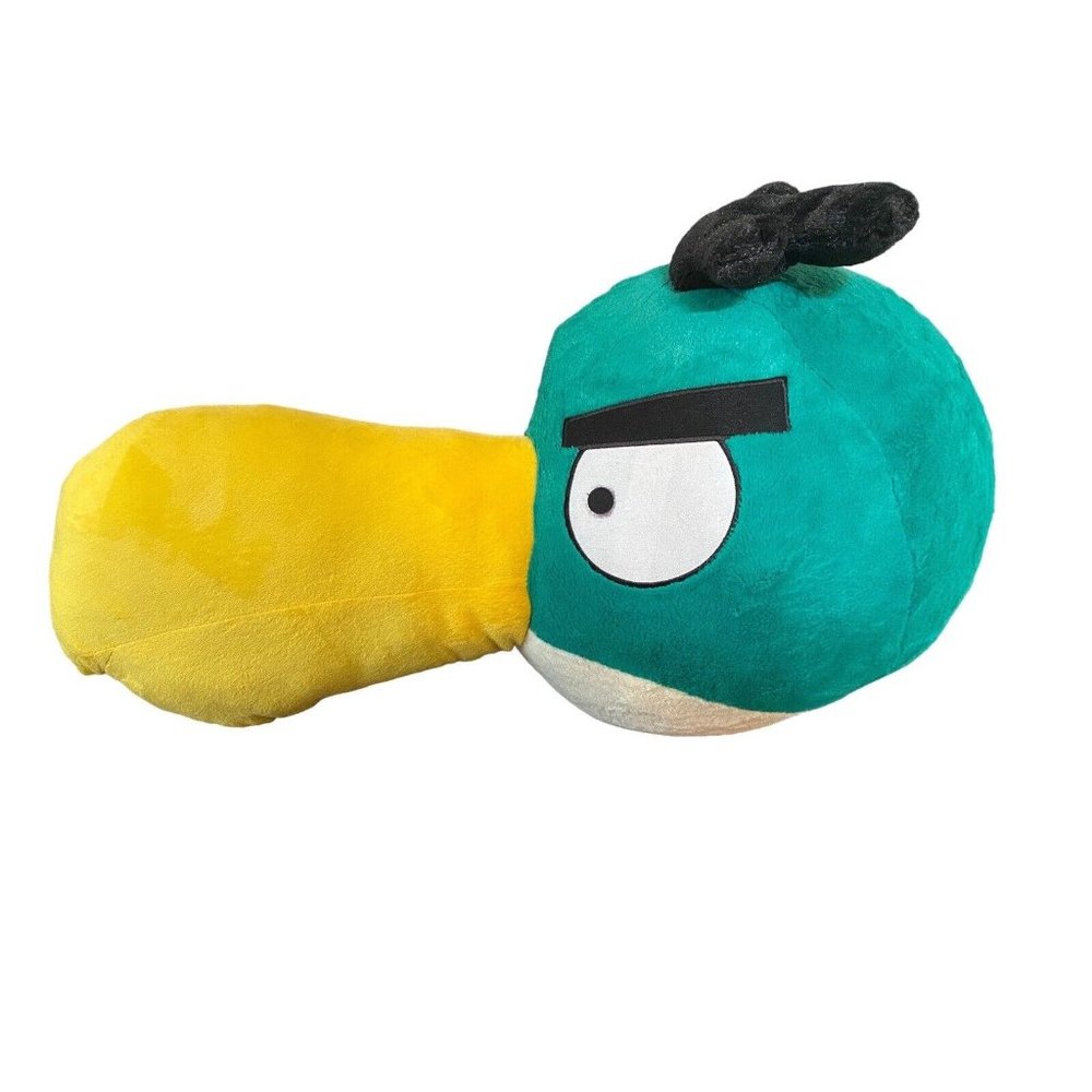 Angry Birds JUMBO GIANT Hal Toucan Boomerang Green Plush 32" READ‎ AS IS